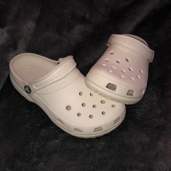 white crocs dirty